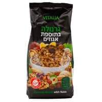 גרנולה בתוספת אגוזים 600גר' 12X