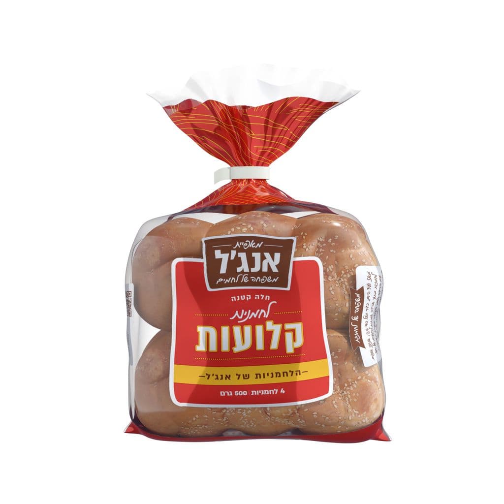 אנג'ל לחמניות קלועות 4 יח'