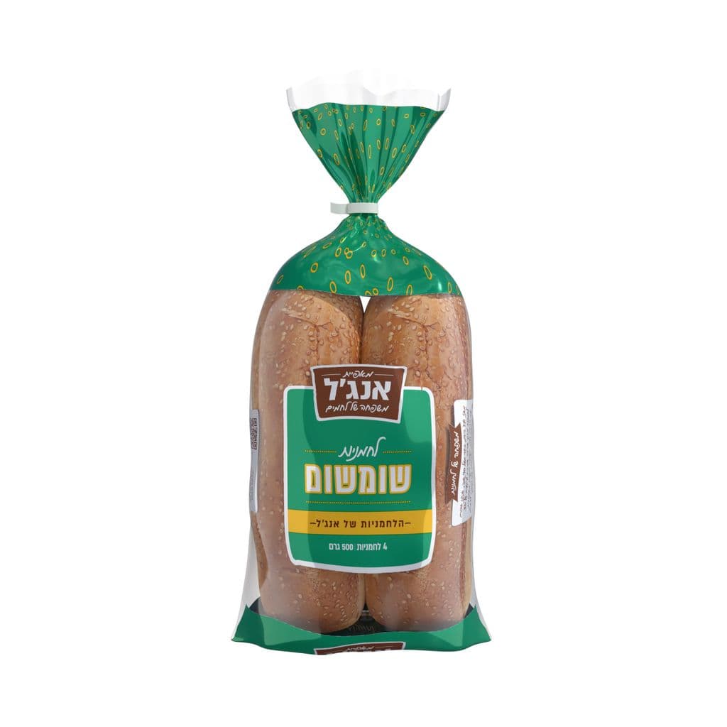 אנג'ל לחמניות שומשום רכות במיוחד 4 יח