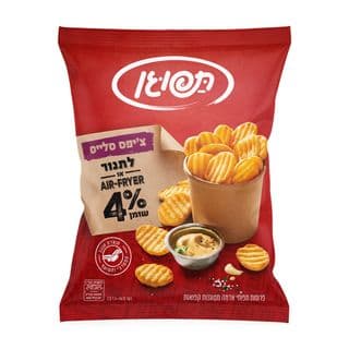 תפוגן צ'יפס סלייס לתנור 4% שומן  1.5 ק"ג