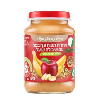 פרינוק גוניור תפוח בננה ושיבולת שועל 190