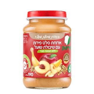 פרינוק גוניור סלט פירות ושיבולת שועל 190