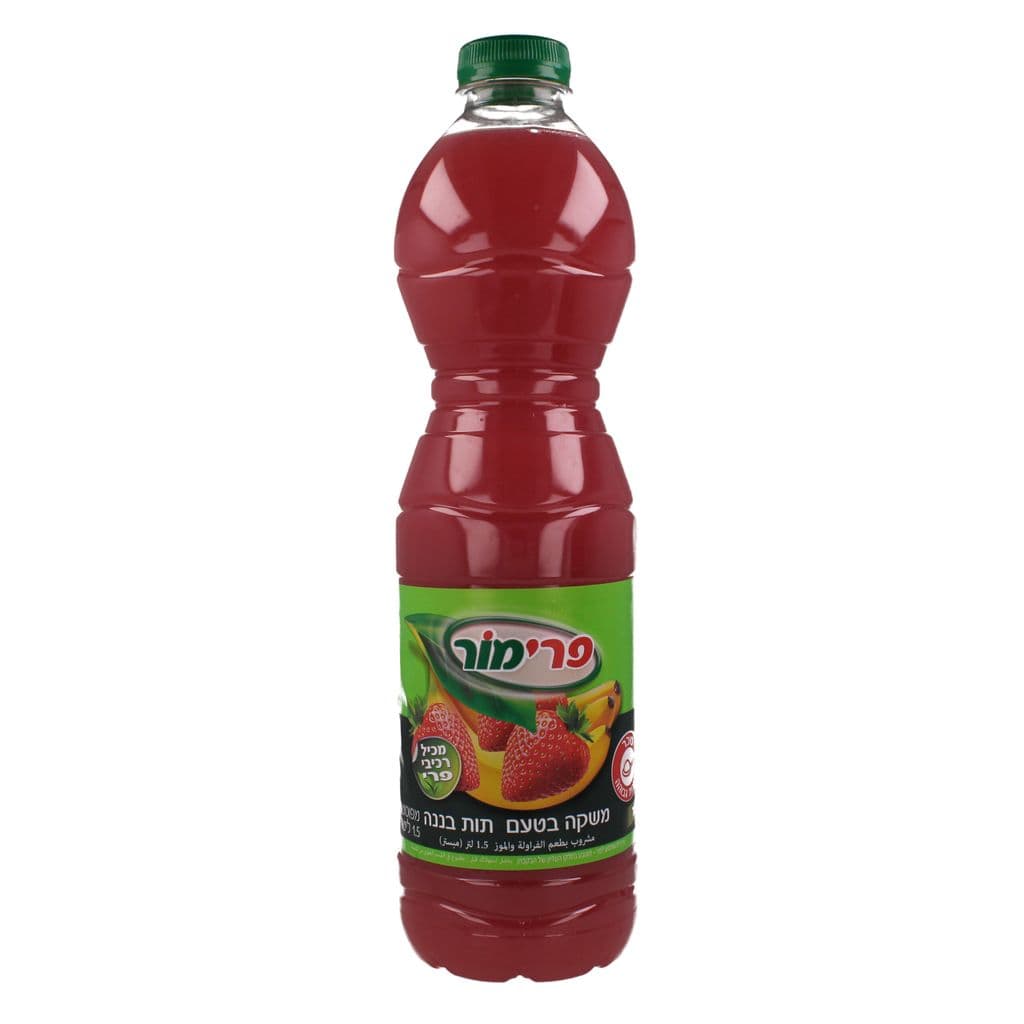 משקה קל תות-בננה