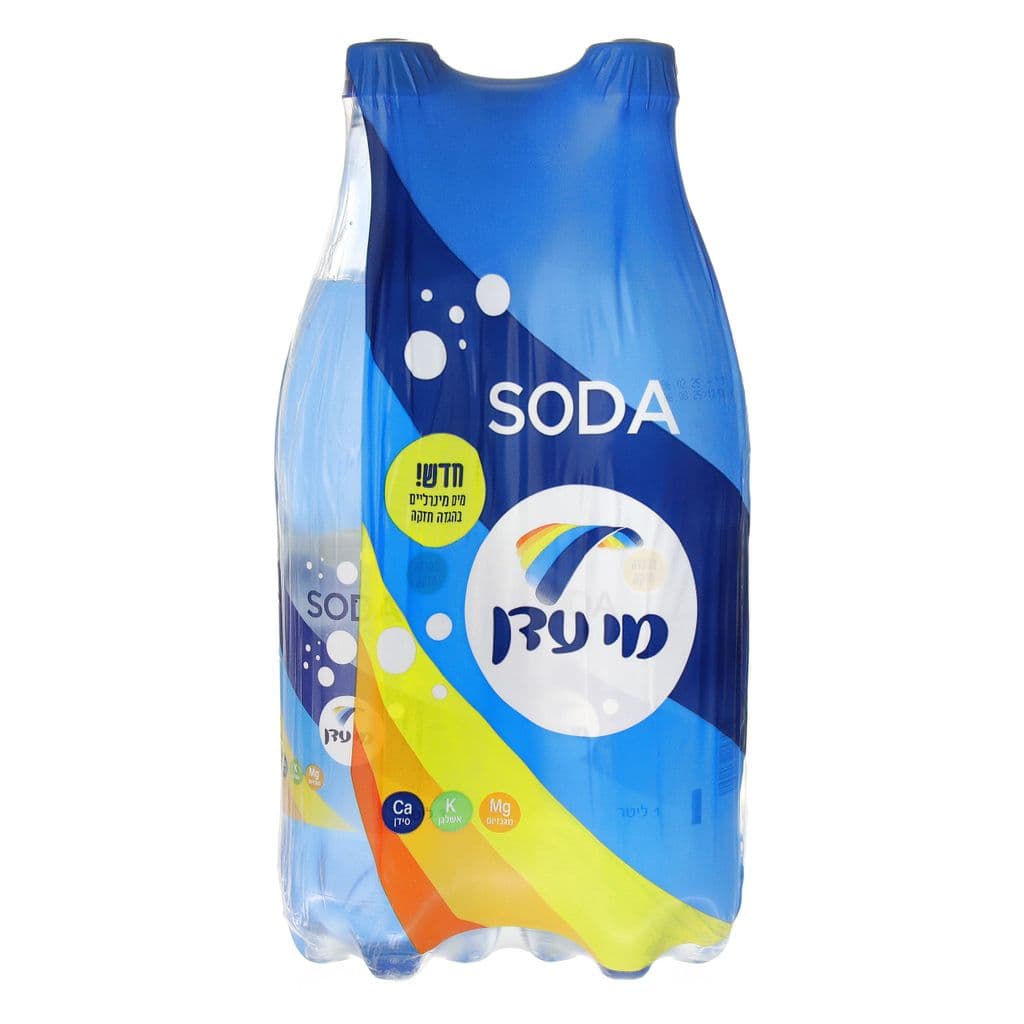 מי עדן סודה 1 ליטר רביעייה