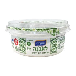 לאבנה עם שמן זית וזעתר 12% 250 גר'