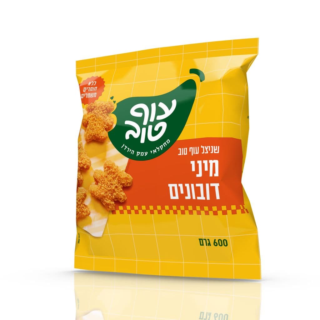 שניצל עוף מיני דובונים 600 גרם