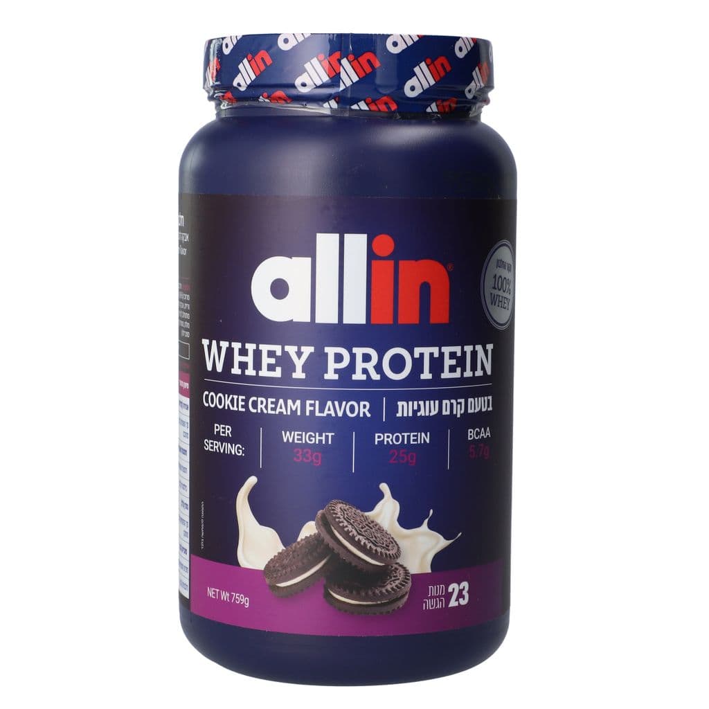 אולאין א.חלבוןWHEY  759G צנצנת-עוגיות
