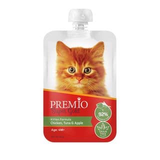 Premio Chicken Tuna and Apple Meat Puree for Kitten