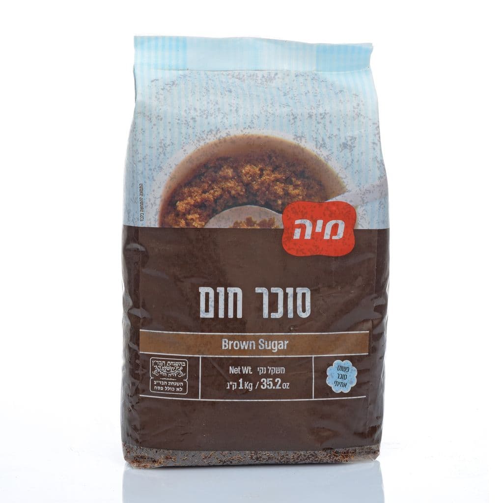 סוכר חום שקית מיה, 1 ק"ג