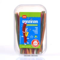 חמוצמוצים מקלונים ממולאים בטעם תותי פרוטי 180גר במגש
