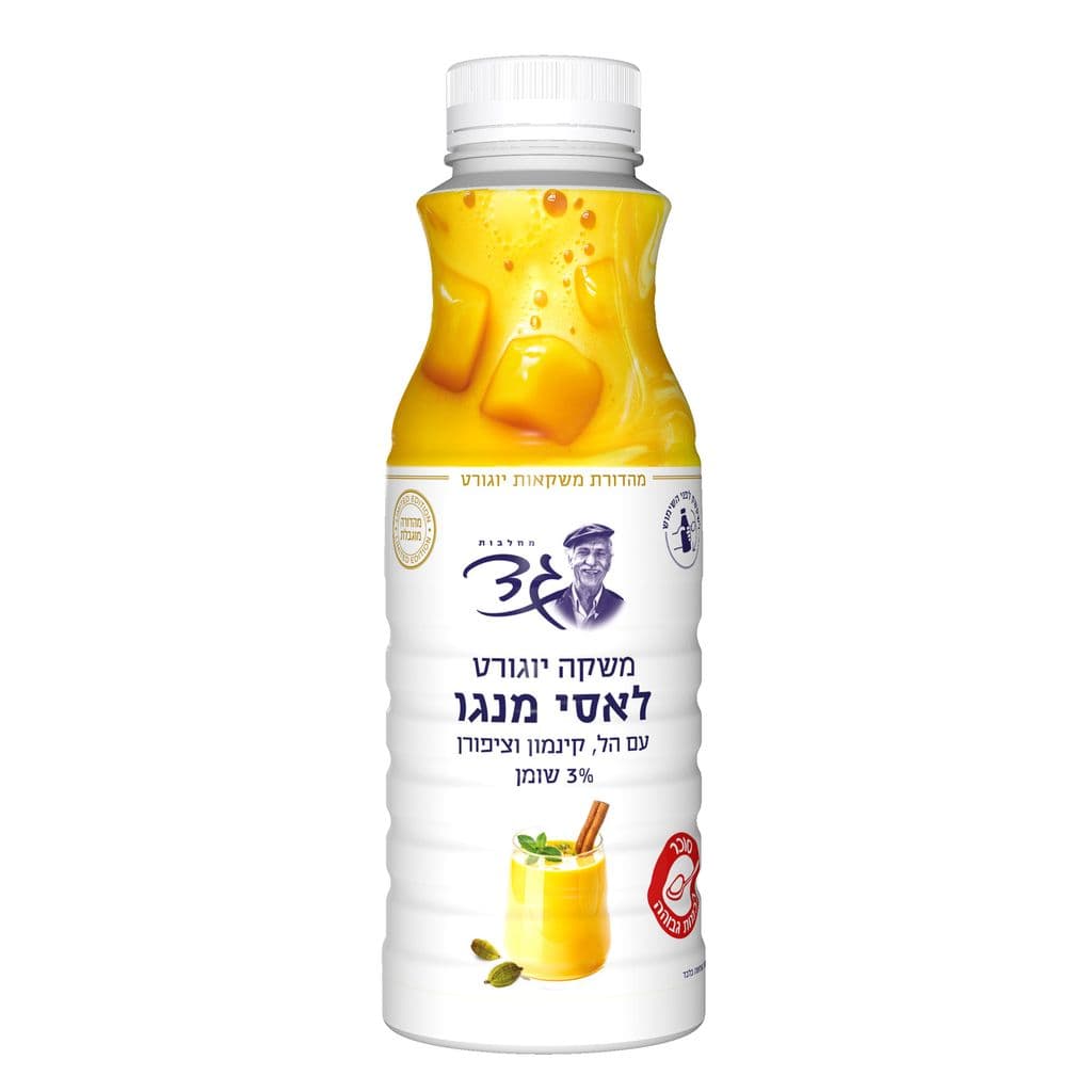 משקה יוגורט 3% שומן לאסי מנגו