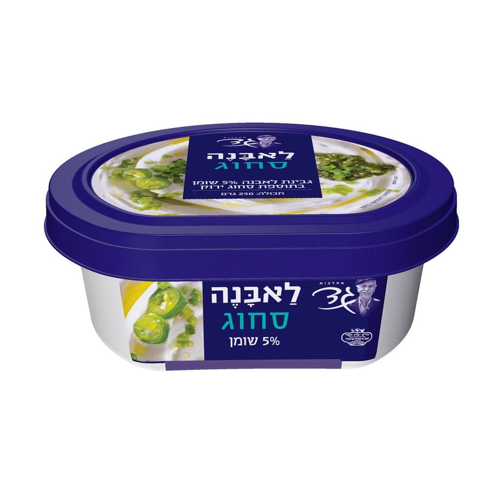 גד לאבנה 5% שומן בתוספת סחוג ירוק