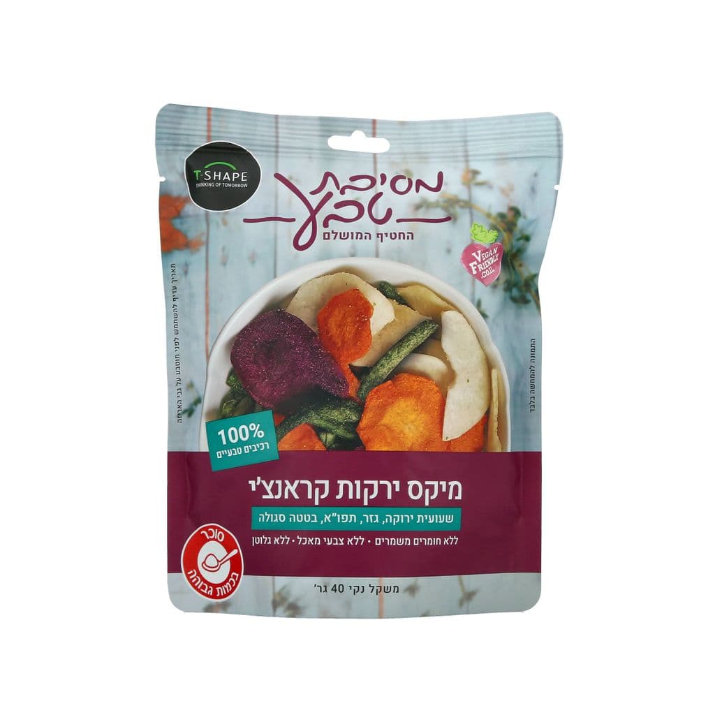 חטיף מיקס ירקות קראנצ'י