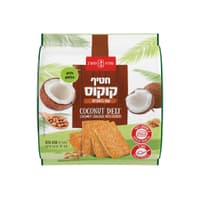 חטיף קוקוס עם בוטנים ללא גלוטן  10* 15ג  (כ) סופר טייסט