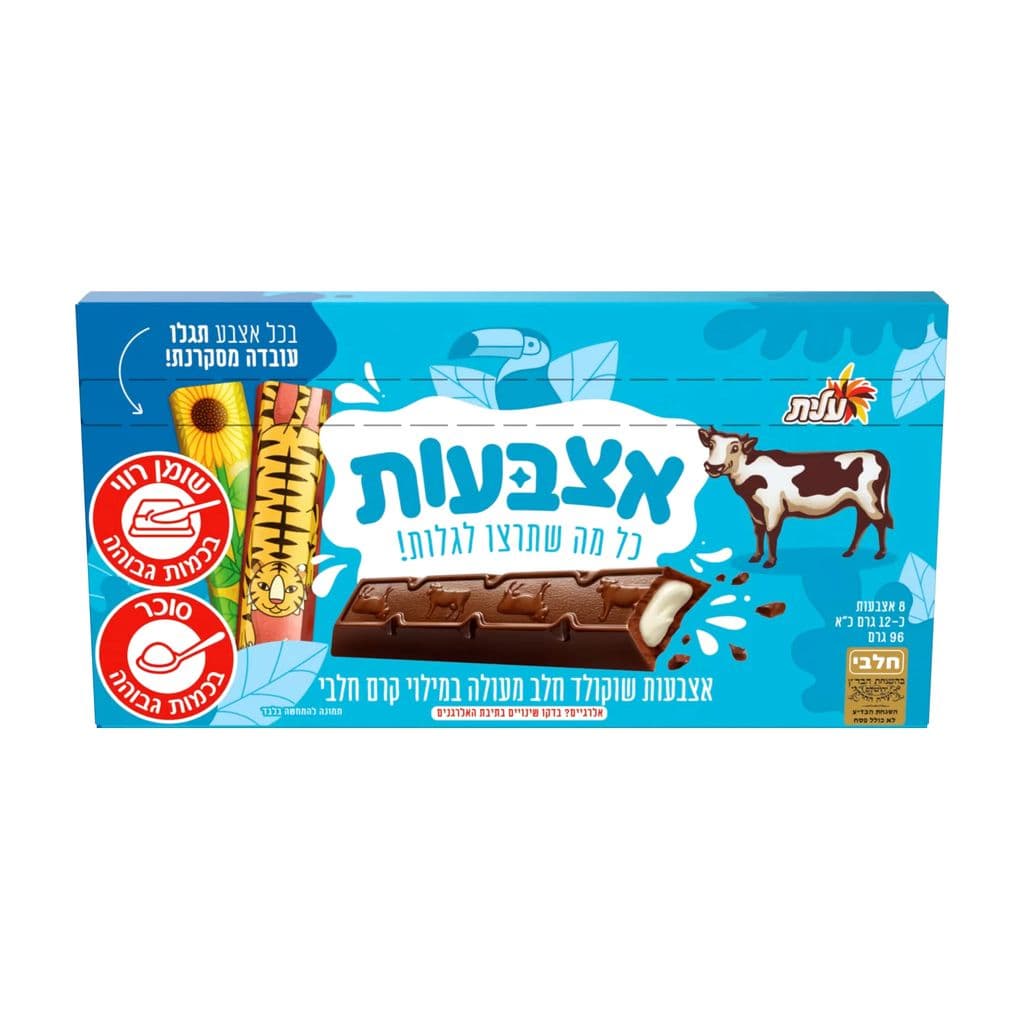 אצבעות שוקולד חלב