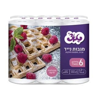 מגבות נייר 6 גלילים טאצ' מהדורת 2021