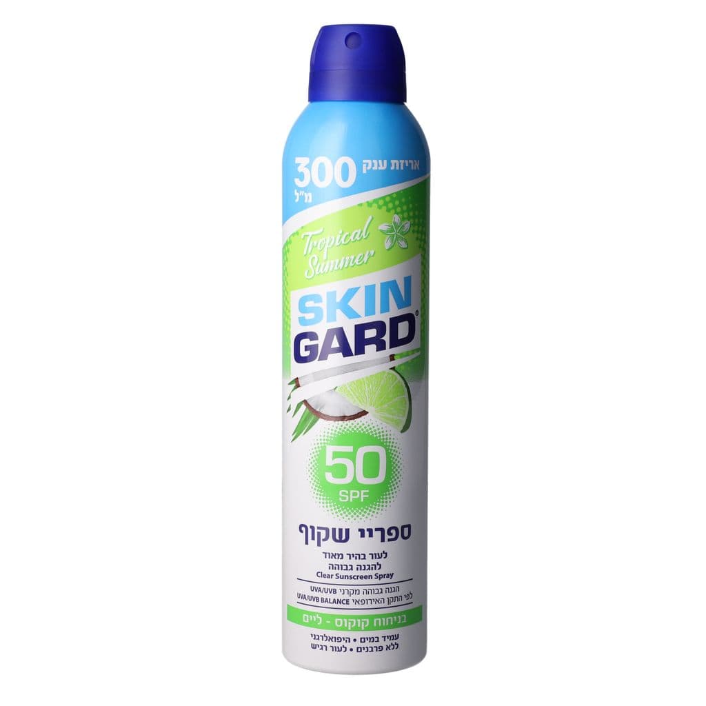 סקין גארד ספריי ניחוח קוקוס SPF 50 מל