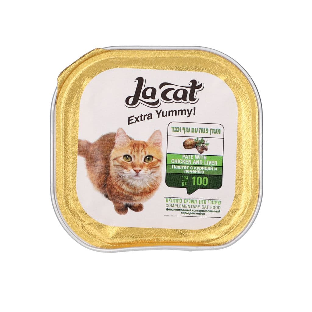 La Cat Cat Food with Chicken & Liver 100g