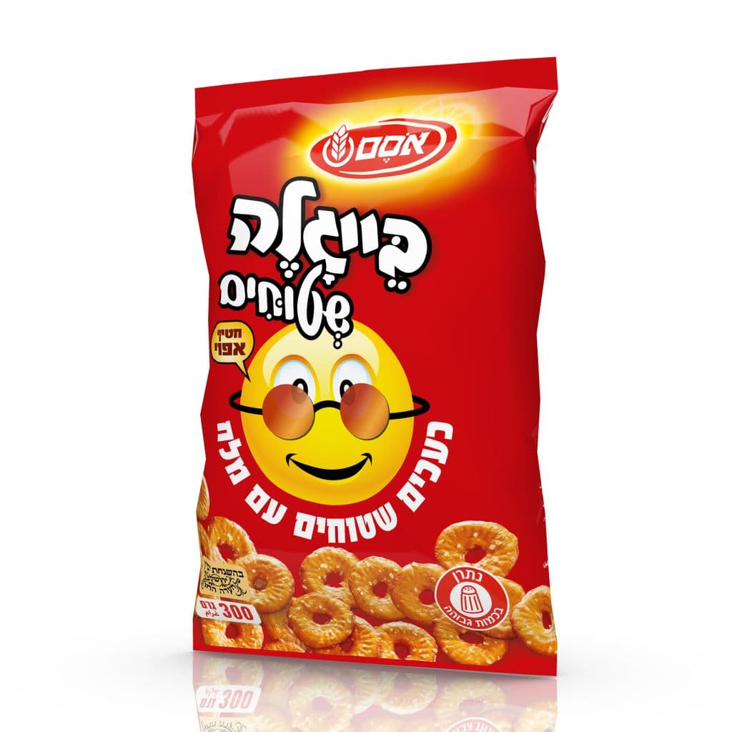 בייגלה שטוחים מלח300גרם
