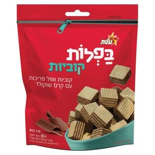 Вафельные кубики с шоколадным кремом