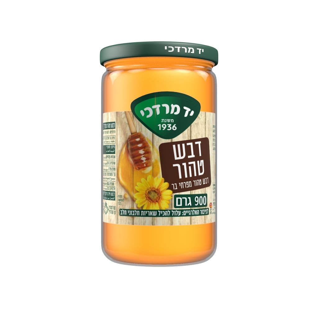 דבש טהור מפרחי בר 900ג'