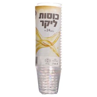כוסות ליקר 2oz קריסטלי - שקוף