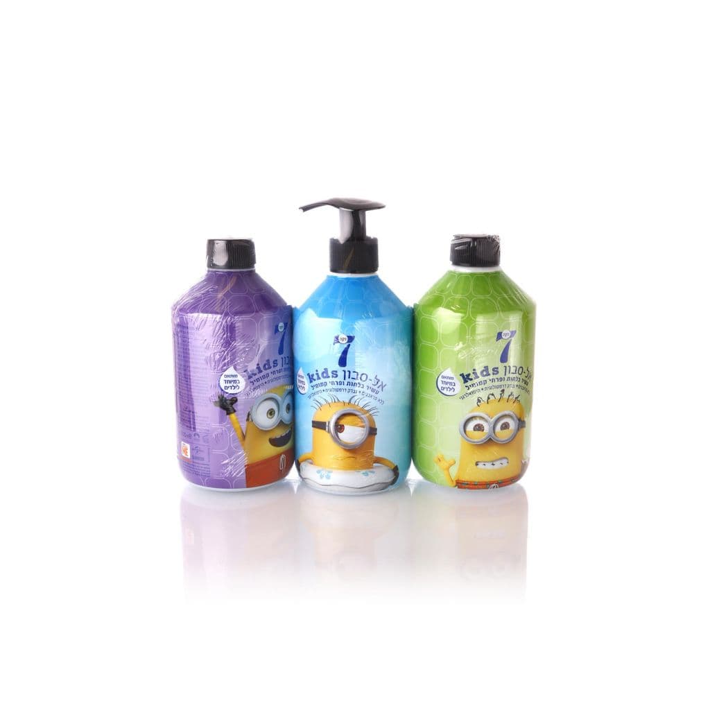 7 נקה kids אל סבון עשיר בלחות ופרחי קמומיל*3