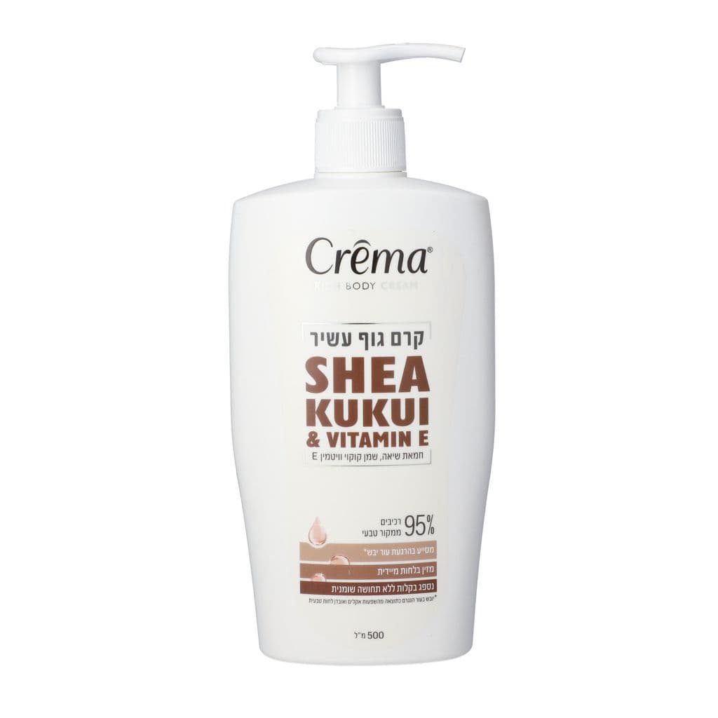 Crema body cream with shea kuku and vitamin E 500ml