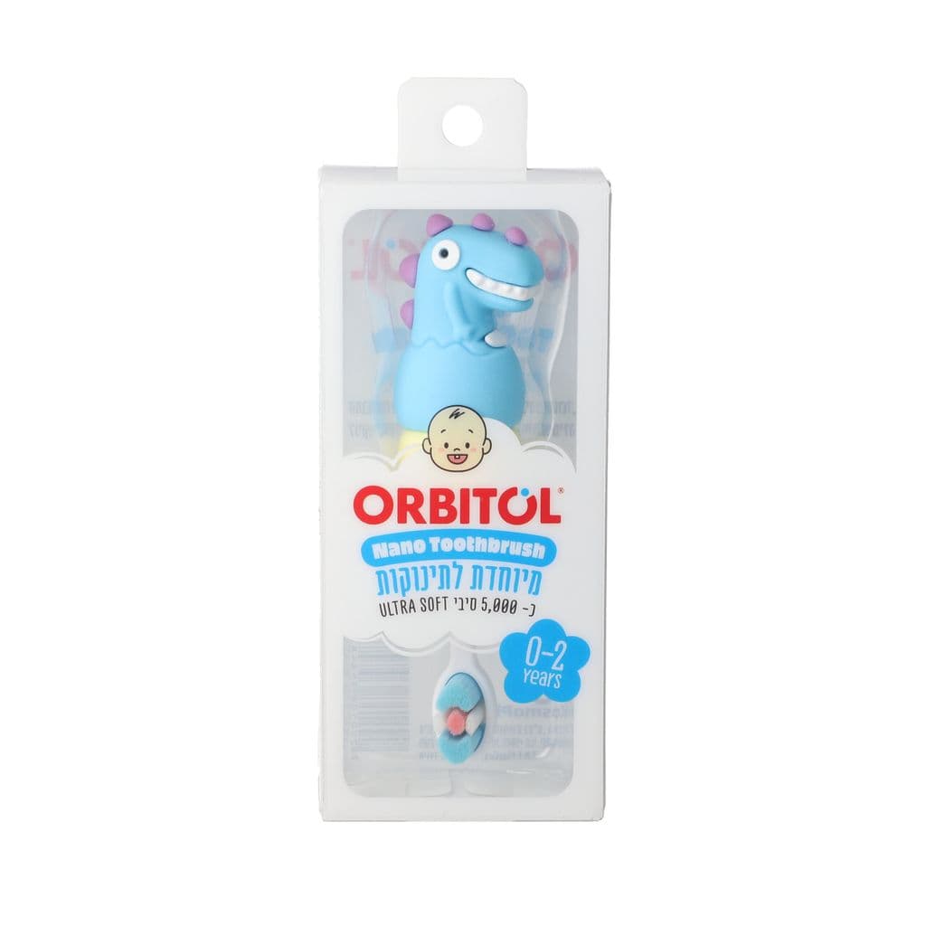 Orbitol Baby Toothbrushes 0-2 Dino