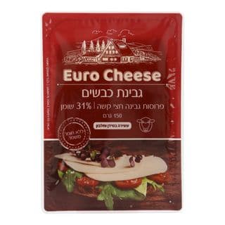 Euro cheese גבינת כבשים 31% שומן, 150 גרם