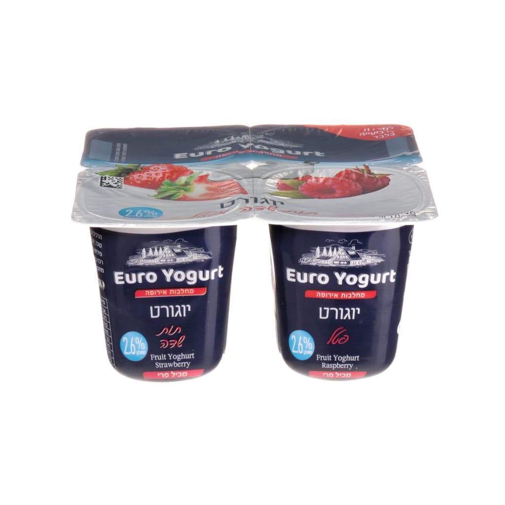 יוגורט תות שדה ופטל