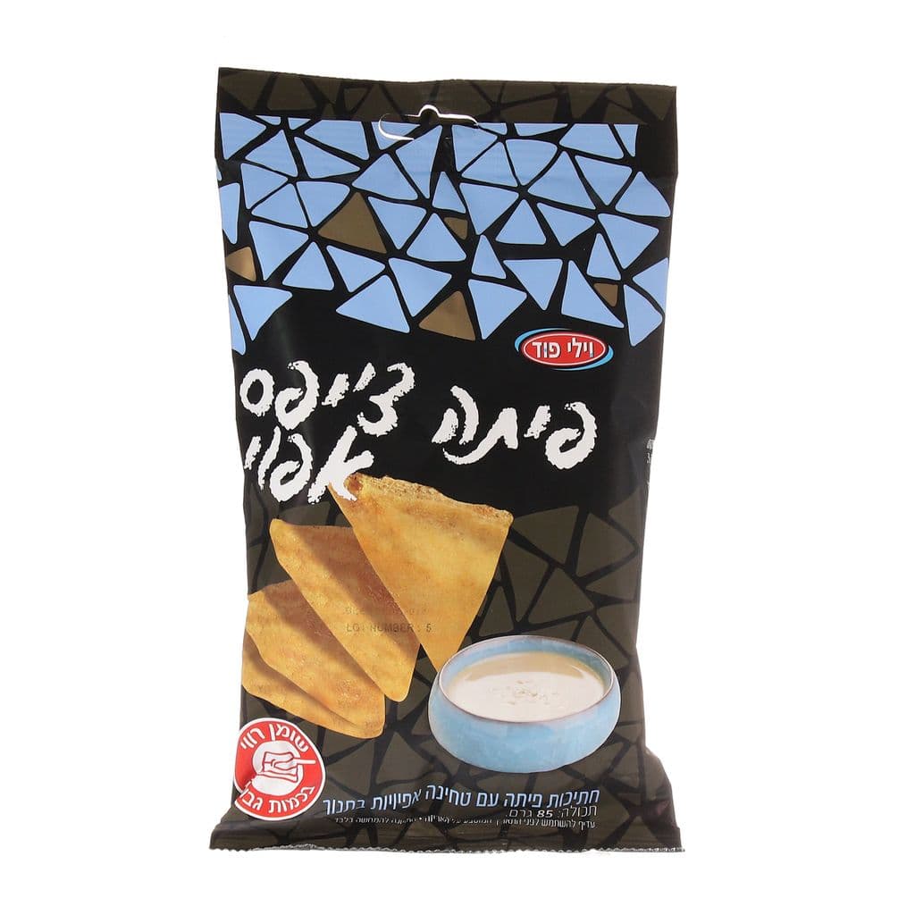 פיתה צ'יפס אפוי עם טחינה 85 גרם