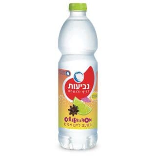 נביעות+ מים מינרליים בטעם ליים אניס 1.5 ליטר