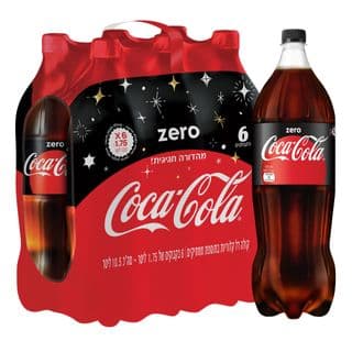 קוקה- קולה zero מארז שישייה 1.75 ליטר