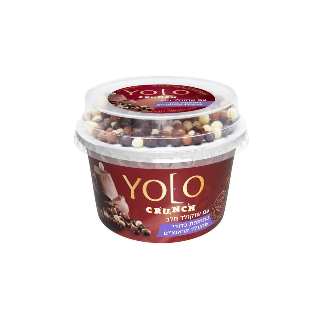 Десерт YOLO Crunch с молочным шоколадом и хрустящими шоколадными шариками