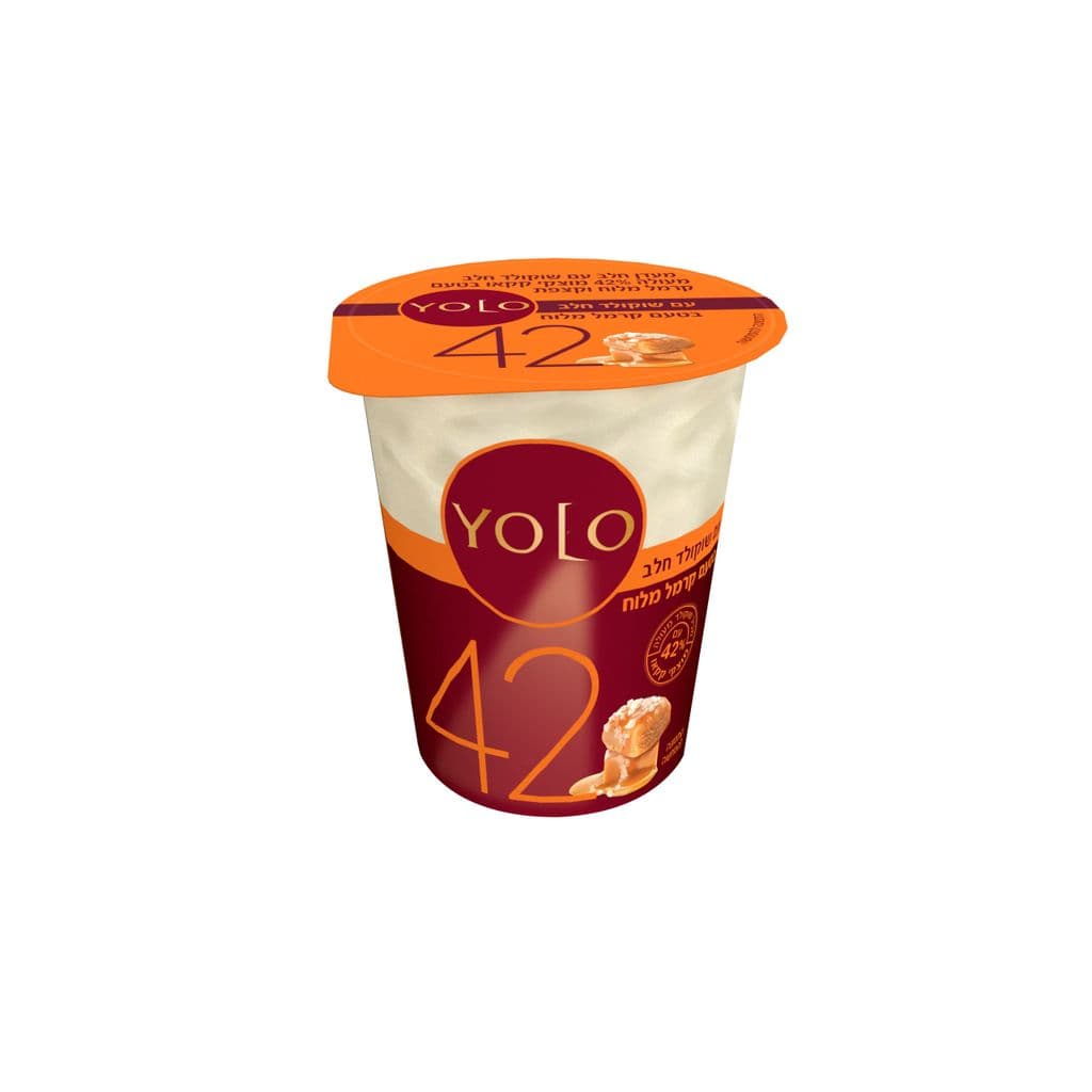 Десерт YOLO со взбитыми сливками со вкусом солёной карамели, 42% какао-продуктов