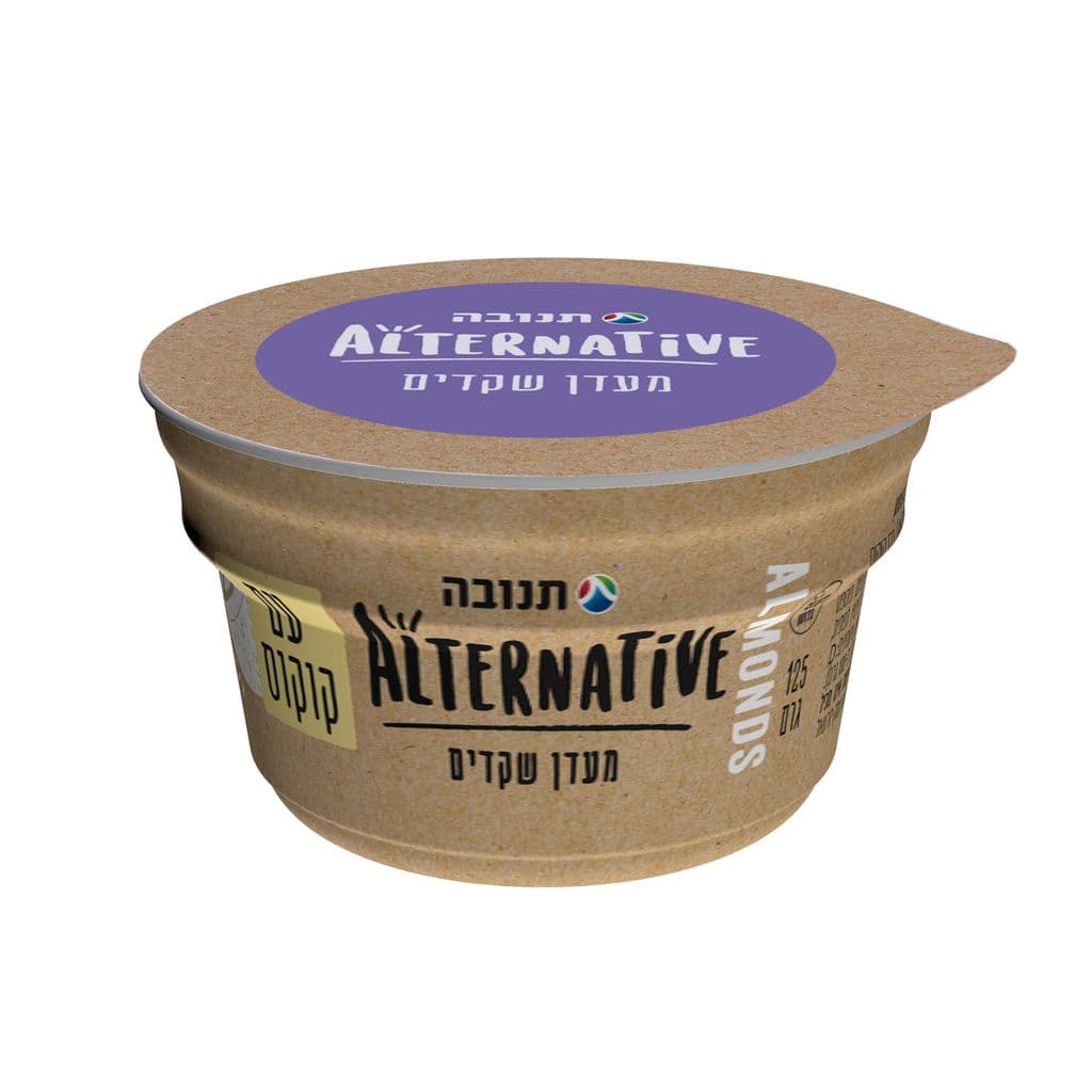 מעדן שקדים עם קוקוס 125 גרם