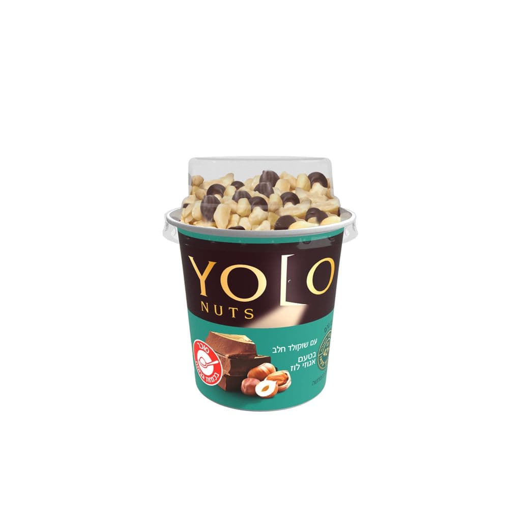 YOLO NUTS молочный шоколад со вкусом фундука с карамелизированным фундуком и шоколадной крошкой