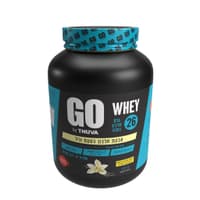GO אבקה להכנת משקה חלבון מי גבינה WHEY בטעם וניל 2 קג