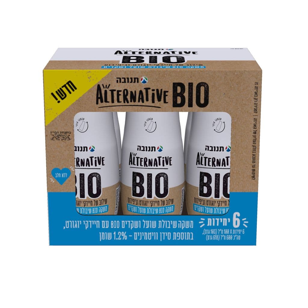 מאגדת משקה שיבולת שועל ושקדים BIO Alternative - 100*6