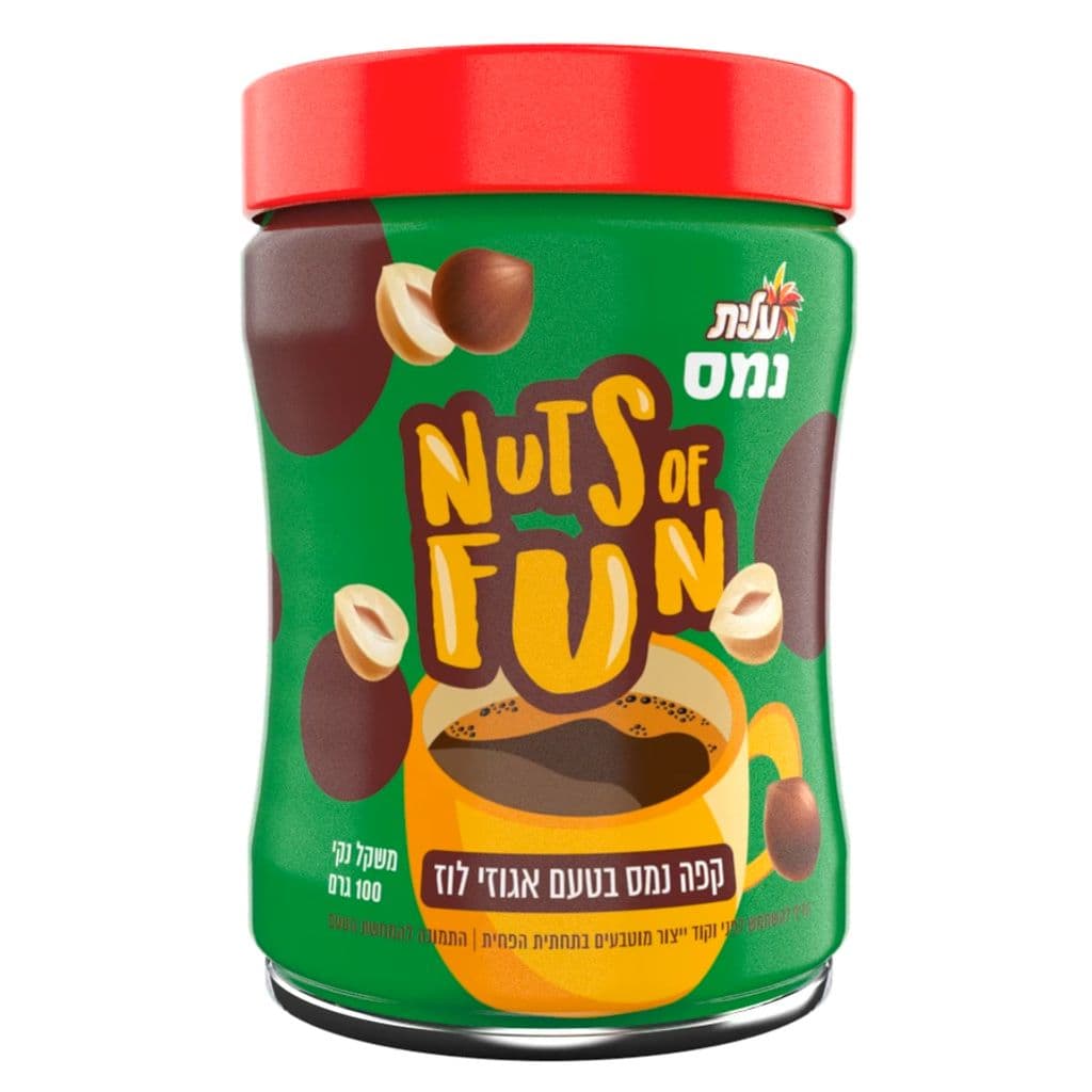 קפה נמס בטעם אגוזי לוז