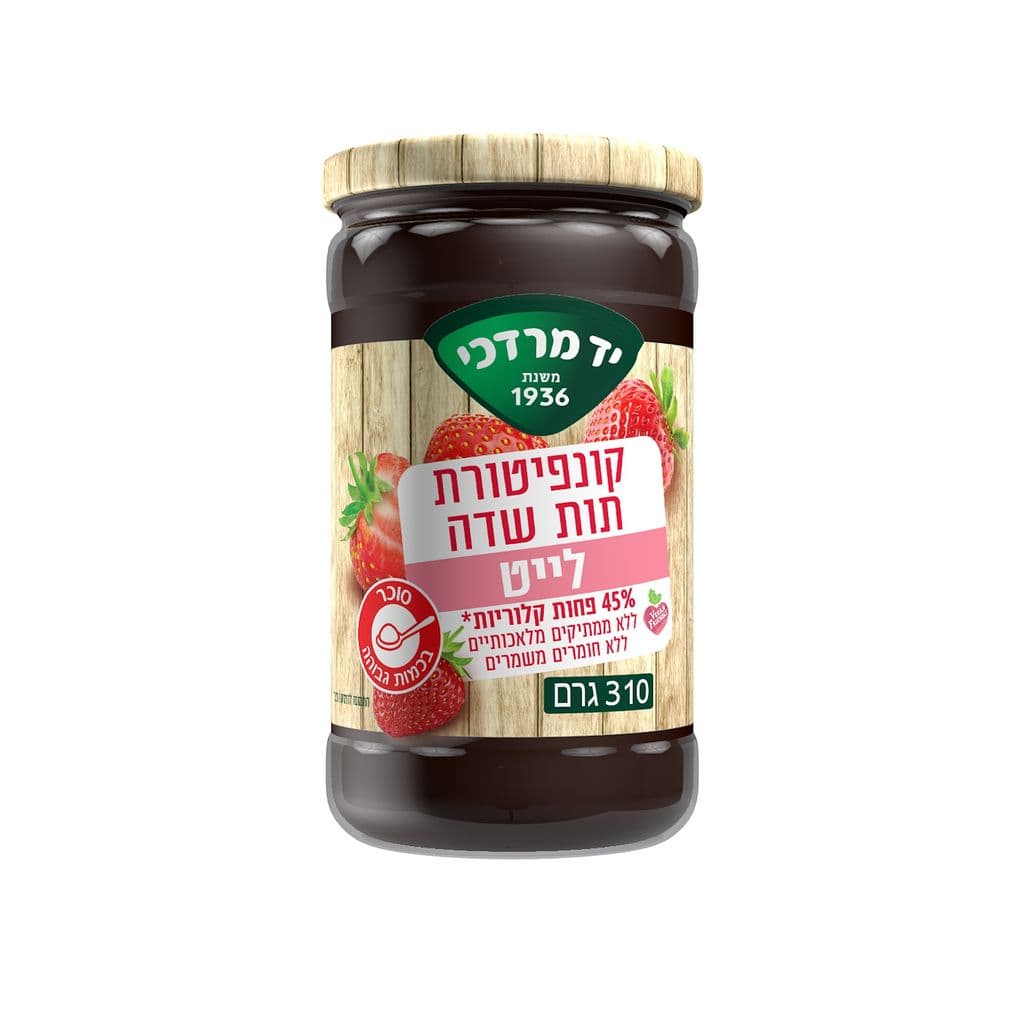 קונפיטורת תות לייט 310 גרם