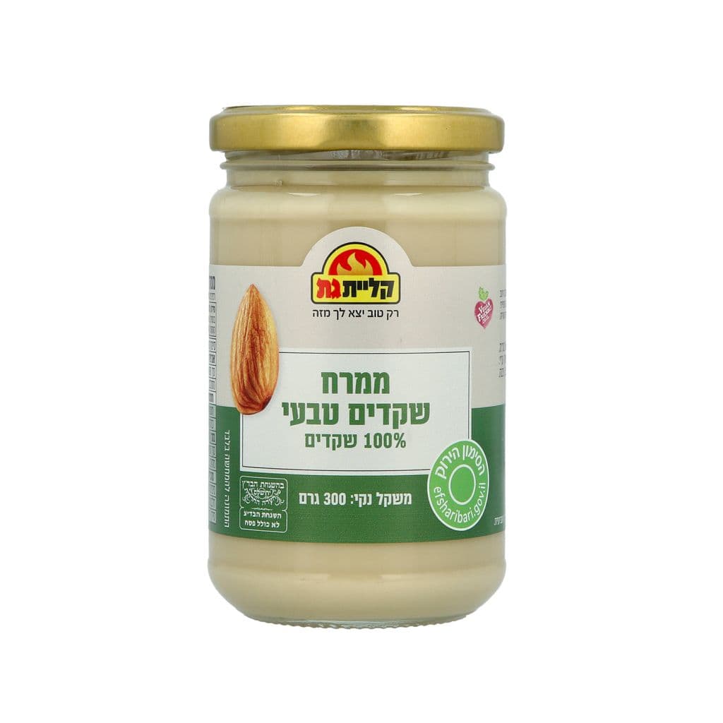 ממרח שקדים טבעי 300 גרם