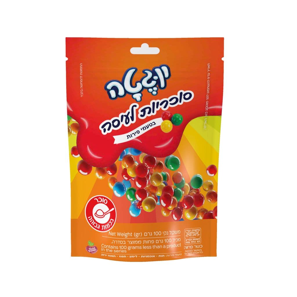 حلوى مضغ Yogeta بطعم الفواكه 100 غ