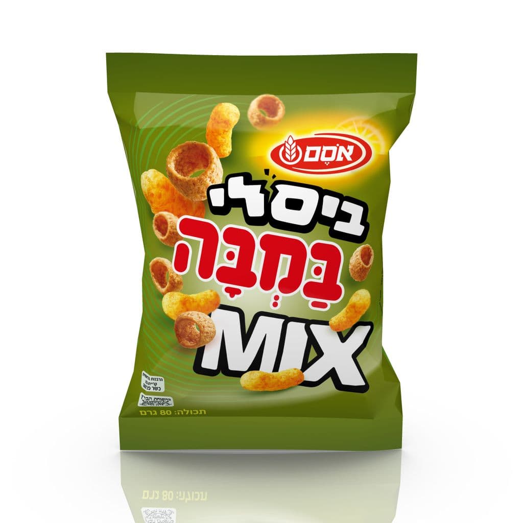 במבה ביסלי בצל מיקס 80 גר'אסם