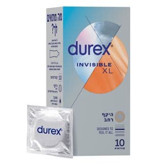 Презервативы Durex Invisible XL, 10 шт.