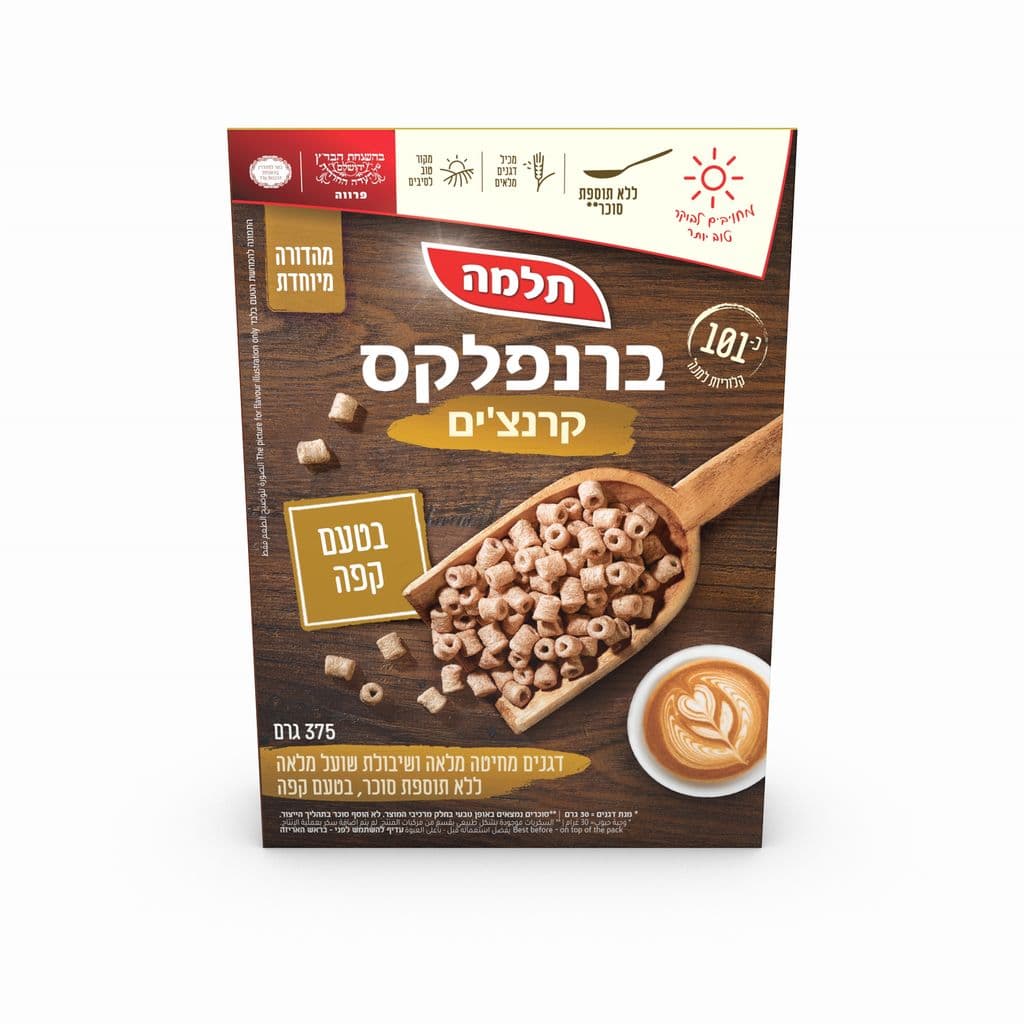 ברנפלקס קרנצ'ים קפה 375 גר'