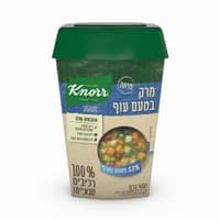 מרק בטעם עוף רכיבים טבעיים 33% פחות נתרן
