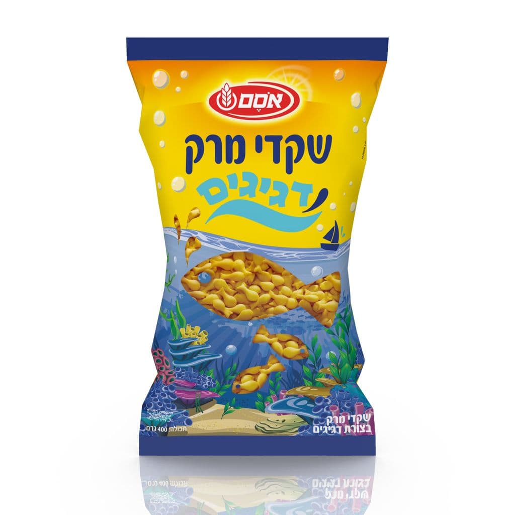 أوسم حبيبات شوربة على شكل سمك، 12×400 غ