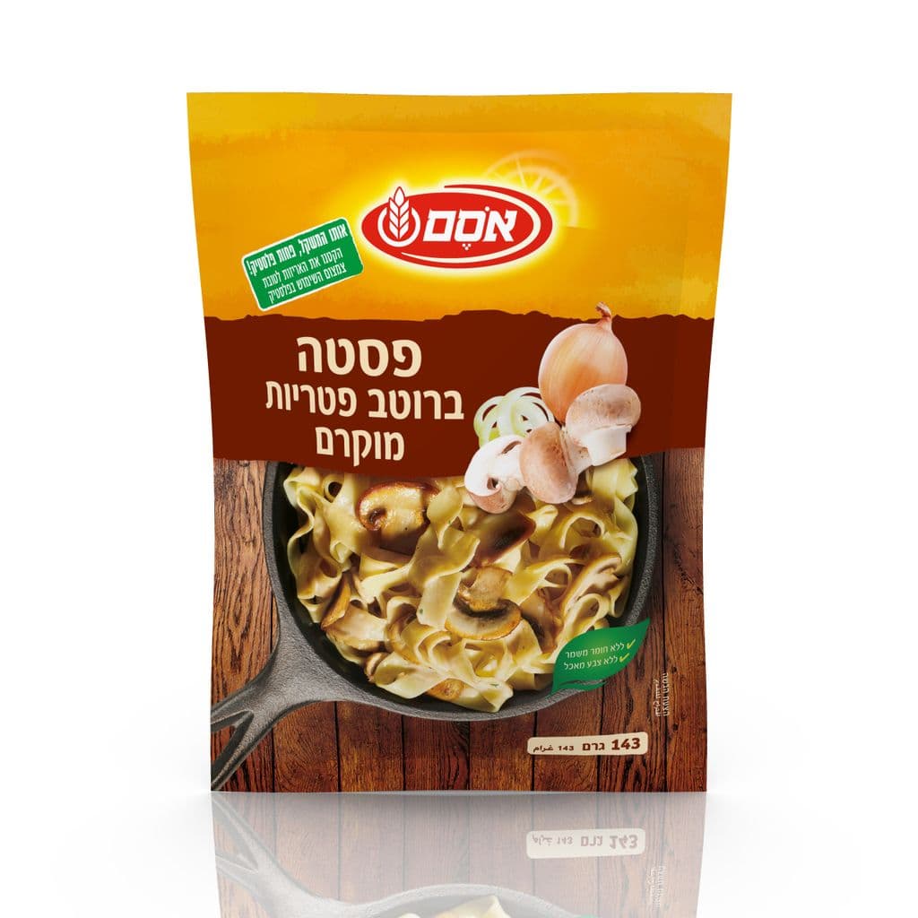 Osem طبق باستا بصلصة فطر كريمية 6×143 غ
